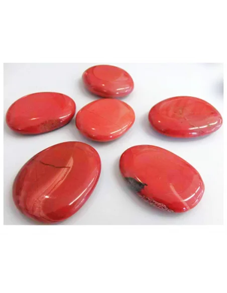 Jaspe rouge galet 30 à 40mm