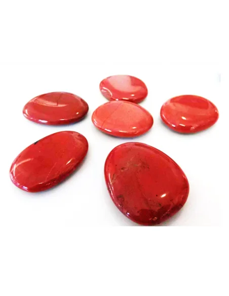 Jaspe rouge galet 30 à 40mm