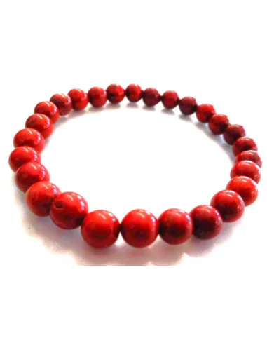 Jaspe rouge bracelet 6mm