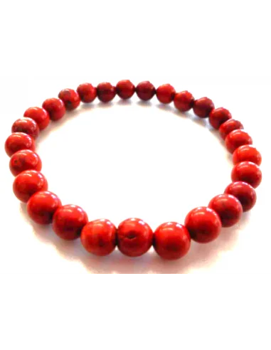 Jaspe rouge bracelet 6mm