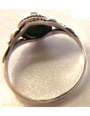 Bague émeraude monté argent