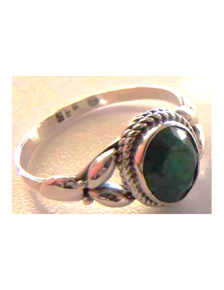 Bague émeraude monté argent