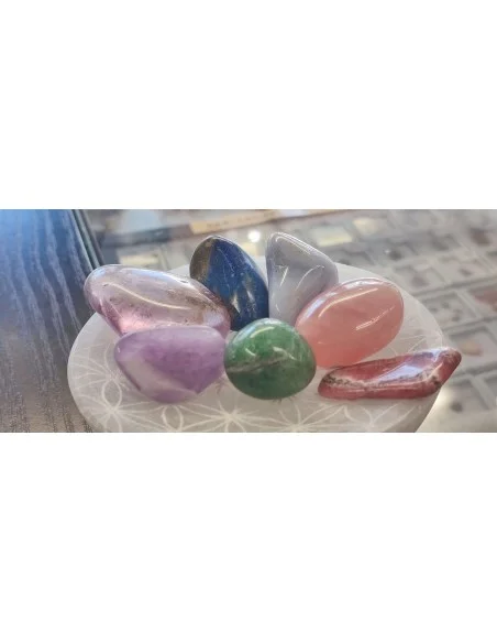 Pierres anti-stress ensemble.