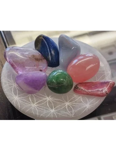 Pierres anti-stress ensemble.