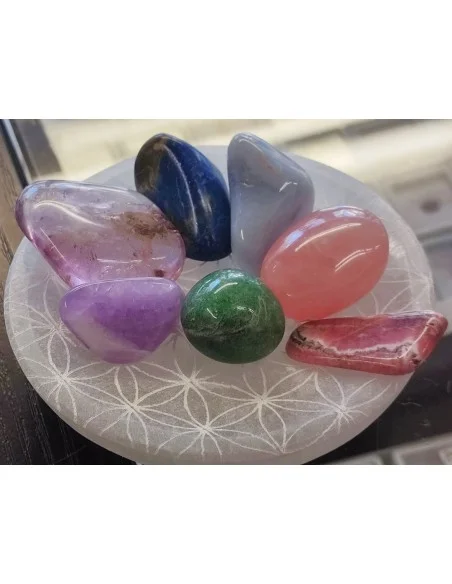 Pierres anti-stress ensemble.