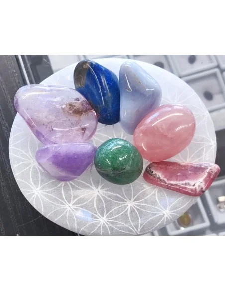 Pierres anti-stress ensemble.