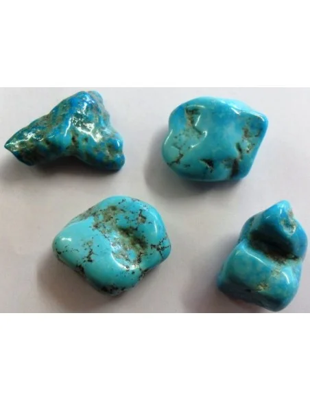 Turquoise brute 15 à 25mm