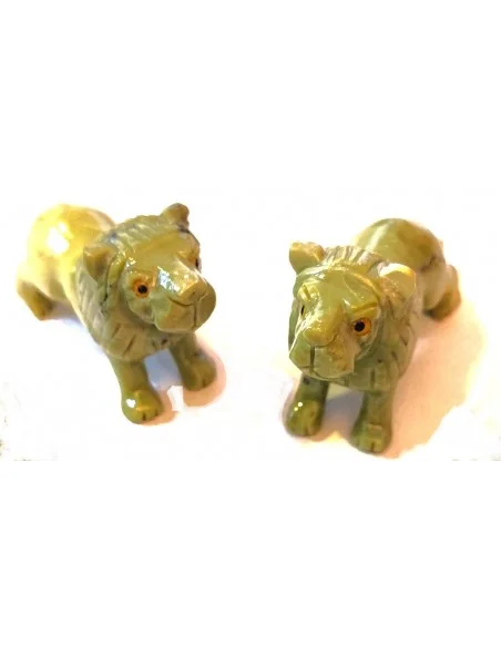 Lion en serpentine