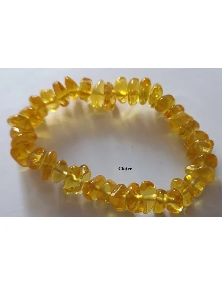 Bracelet d'ambre femme un couleur