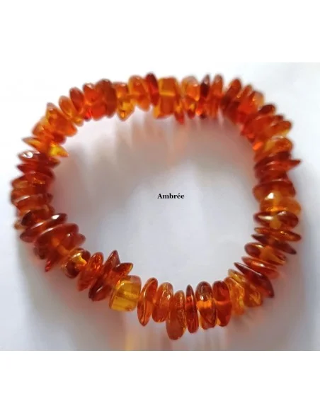 Bracelet d'ambre femme un couleur