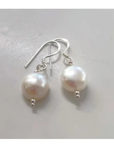 Boucles d'oreilles en perles 10mm.