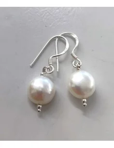 Boucles d'oreilles en perles 10mm. 2