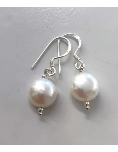 Boucles d'oreilles en perles 10mm.
