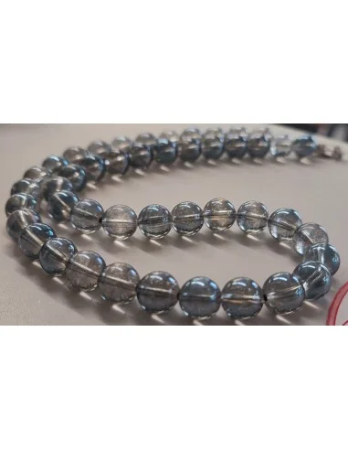 Collier aqua aura sibérien 10mm