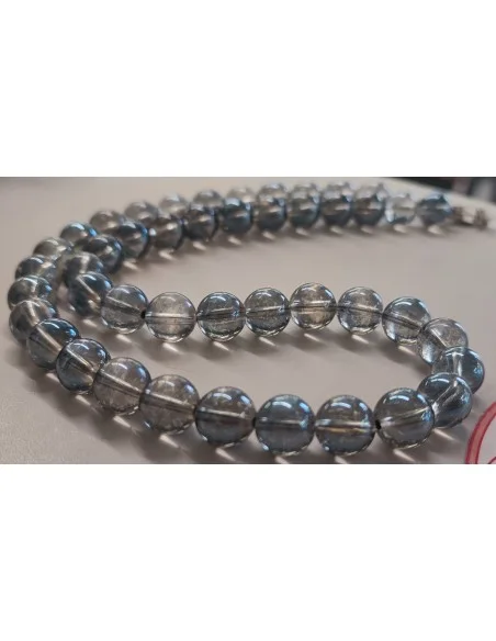 Collier aqua aura sibérien 10mm