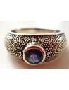 Iolite bague argent