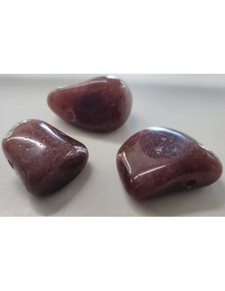 Pendentif aventurine rouge