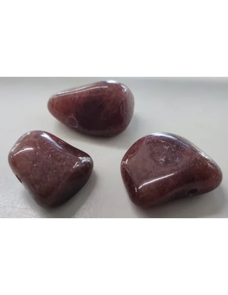 Pendentif aventurine rouge