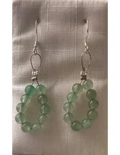 Boucles d'oreilles pierres 4mm 2