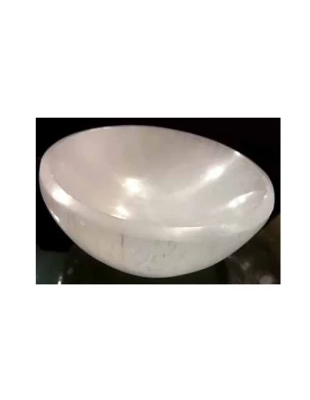 Coupelle de sélenite avec citrines