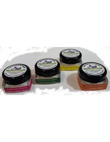 Sept Crèmes pour les 7 chakras 10ml.