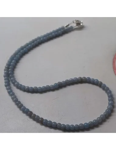 Angelite 4mm collier