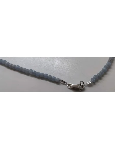 Angelite 4mm collier