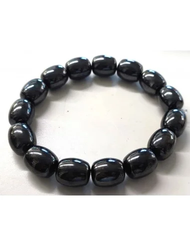 Bracelet magnétite aimantée 14mm