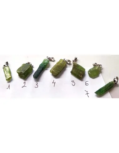 Cyanite verte pendentif