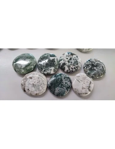 Agate dendritique galet