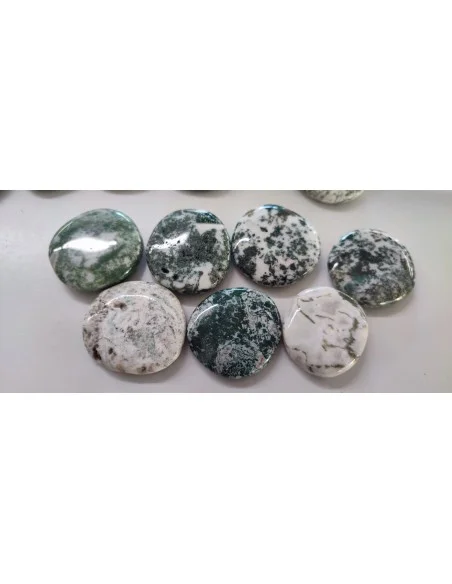 Agate dendritique galet