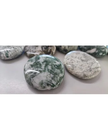 Agate dendritique galet