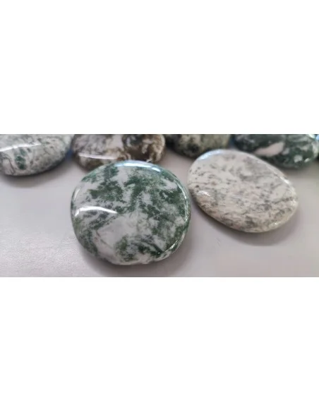 Agate dendritique galet