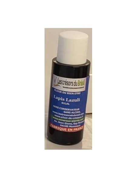 Elixir de cristaux - Lapis lazuli 30ml.