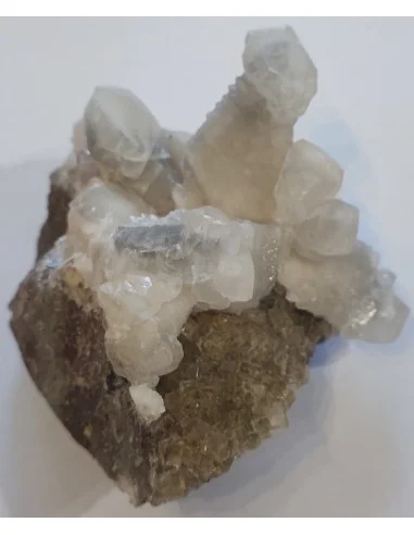 Agate avec cristallisations de calcite et...