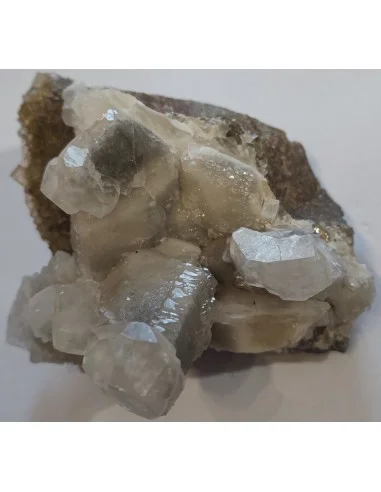 Agate avec cristallisations de calcite et...