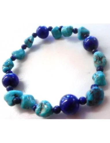 Turquoise lapis bracelet