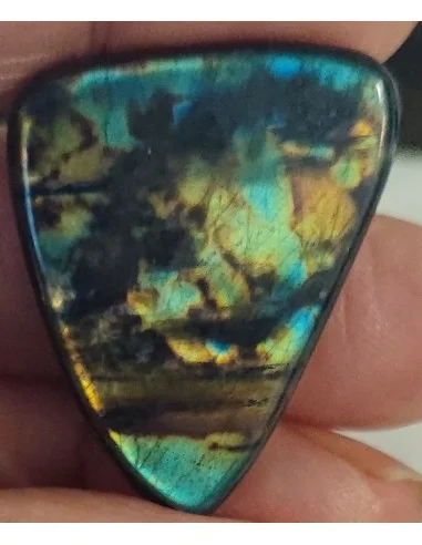 Spectrolite percée, spectrolite pendentif