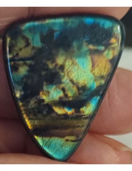 Spectrolite percée, spectrolite pendentif