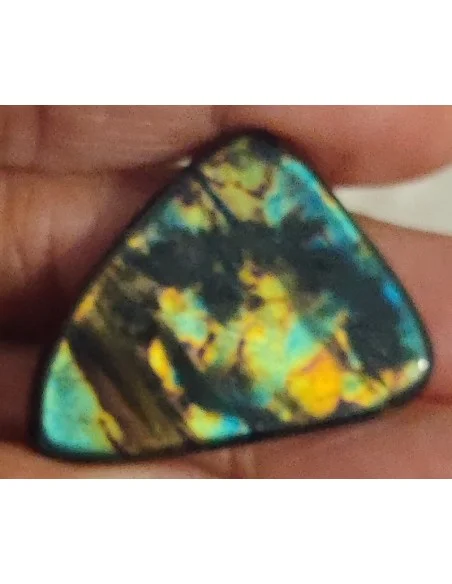 Spectrolite percée, spectrolite pendentif