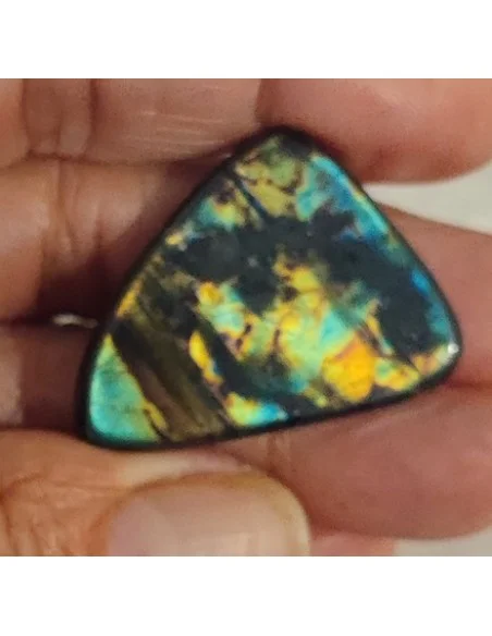 Spectrolite percée, spectrolite pendentif