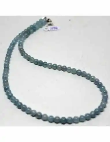 Colier Aigue marine 5mm