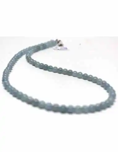 Colier Aigue marine 5mm