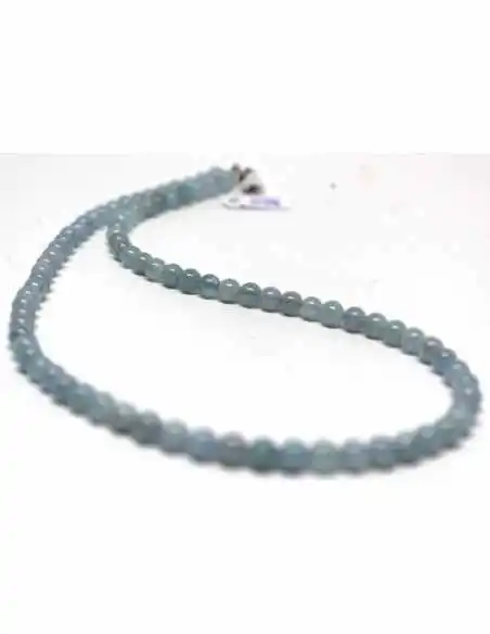 Colier Aigue marine 5mm Colier Aigue marine 5mm