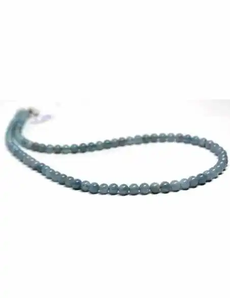 Colier Aigue marine 5mm Colier Aigue marine 5mm