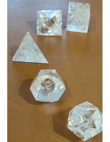 5 solides de Platon 30 à 35mm