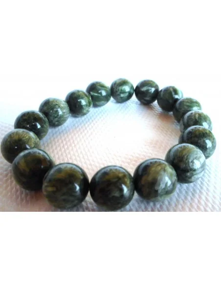 Seraphinite bracelet  elastique 10mm