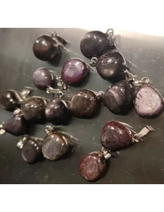 Spinelle rouge étoilée pendentf 2