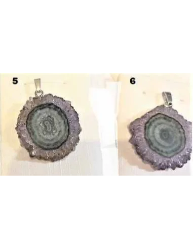 Amethyste cactus en pendentif