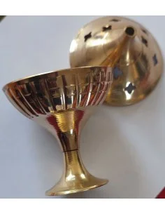 Encensoir en laiton à bruler encens grains 2